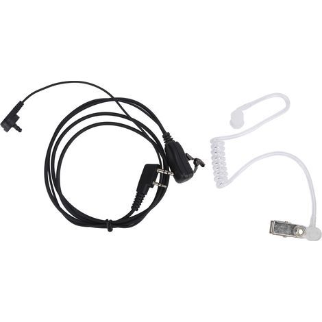 Écouteur pour talkie-walkie Baofeng UV5R, résistant au bruit, avec embouts auriculaires et conduit d'aération. Casque antibruit avec conduit d'aération intégré. (1/5)