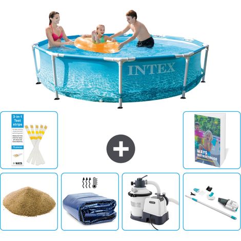 Frame Pool Rund - 305x76 cm - 7-teilig S89