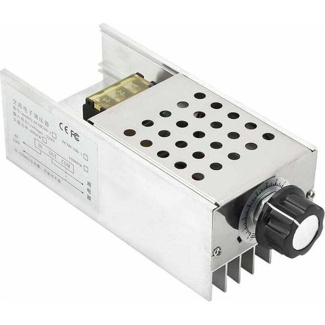 YMYNY Contrôleur De Vitesse De Moteur, 6000W AC 220V SCR Régulateur De Tension Electrique Thermostat De Gradateur De Contrôle De Vitesse De Moteur (1/4)