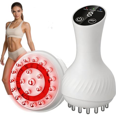 Lymphatic drainage massager and anti-cellulite massage tool for the stomach, arms, and legs body sculpting machine with heat and vibration (1/5)
