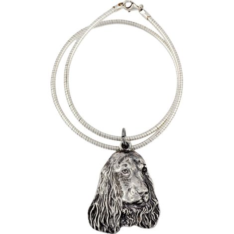 Englischer Cocker Spaniel I – Hundehalskette, einzigartiger Schmuck für Hundeliebhaber, einzigartiger Schlangenanhänger von Art-Dog (1/5)