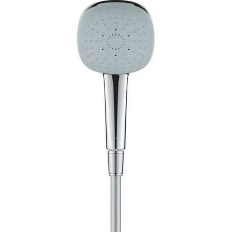 Soffione doccia VITALIO COMFORT a 3 getti e flessibile, cromato GROHE