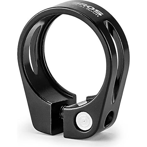 Morsetto reggisella per bicicletta per selle da 27,2 e 28,6 mm con vite - nero (1/5)