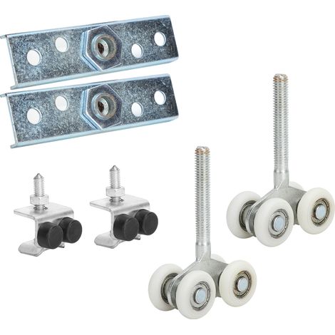 2er-Set Glastürrollen, Laufschienen für Duschtüren, Aufhängungsrollen, Zubehör, Durchmesser 25 mm (1/5)