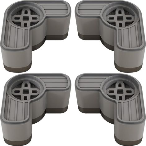 Cuscinetti antivibranti per lavatrici  4 tappetini antivibranti  Stabilizzatore rialzato ammortizzante, accessori per la cancellazione del rumore per appartamenti (1/5)