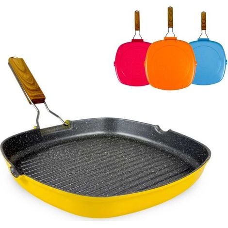 TOGNANA Grill Quadra Color Block Giallo 28 Cm (1/4)