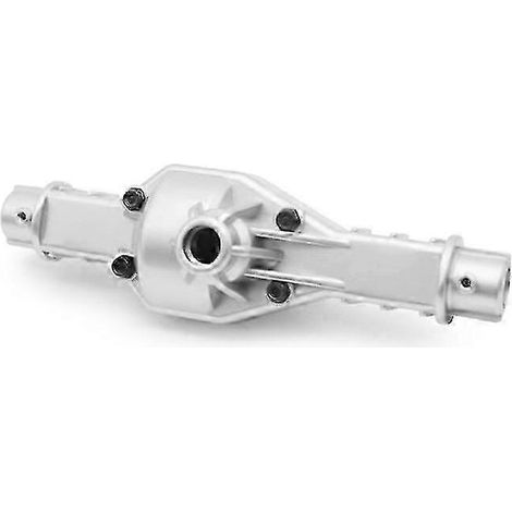 Pièces de rechange en alliage de zinc pour carters d'essieu avant et arrière Cr01 1/10, accessoires pour voitures miniatures (1 pièce argentée) SZRH A-GB (1/5)