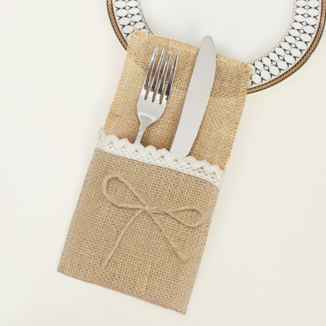 Decorative items, ornaments, cutlery sets, linen lace trim, party wedding tableware, Christmas cutlery sets