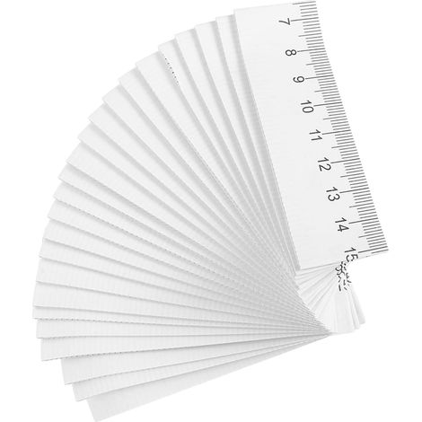 100pièces Ruban De Mesure Papier Mètres Pour Règle De Mesure Portable Et Élégante Graduations Précises Et Faciles à Lire (1/5)