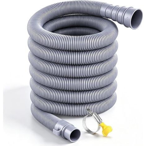 Tuyau d'évacuation pliable de 5 m pour caravane avec adaptateur réglable (1/5)