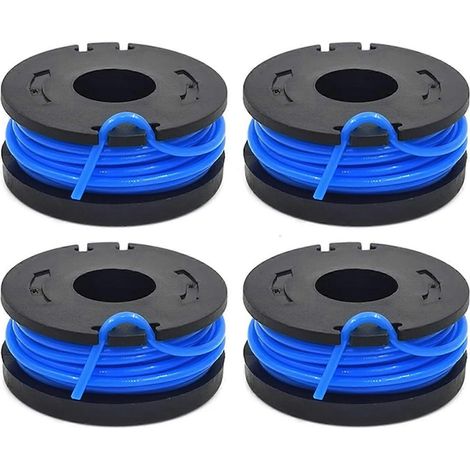 Conjunto de 4 Carretéis de Reposição S/MARCA para Cortador de Grama Sem Fio Harbor Freight Bauer 19115c b 20v (1/5)