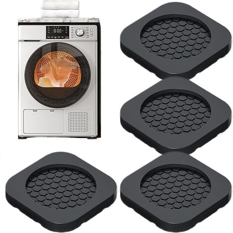 Soportes de trípode, juego de 4 amortiguadores de vibración para lavadoras y frigoríficos. (1/5)