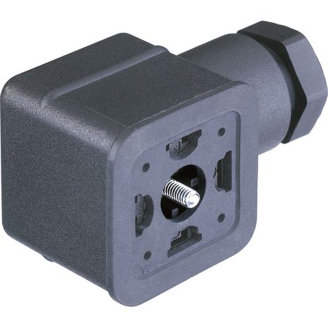 Ventilsteckverbinder GDMF Schwarz CO GDMF 3016 DAAA Pole:3 + PE 935 980-179 Hirschmann Inhalt: 1 St.