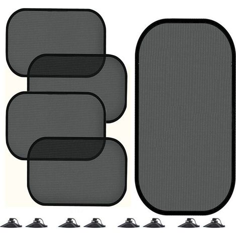 Sonnenschutzblende fürs Auto, Seitenschutz, Hitzeschutz, Heckschutz, Seitenschutzgitter-Set (1/3)