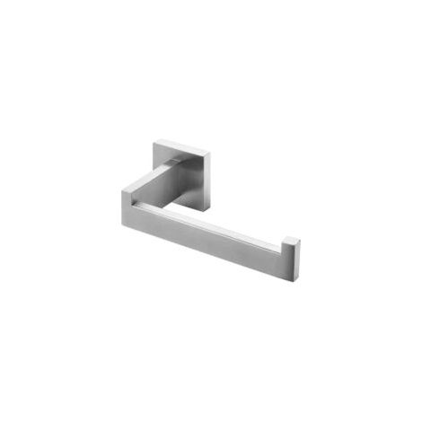 Soporte para papel higiénico (cuadrado de acero cepillado), soporte de acero inoxidable para papel higiénico para baño y cocina - Crezuo (1/4)