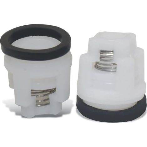 Accessoires pour nettoyeurs Haute Pression, Lot de 2 clapets Anti-Retour for Nettoyeur en cuivre et Acier Inoxydable, filetages Multiples, Lave-Auto(0.9mm Spray Core) 0.9mm Core - (1/5)