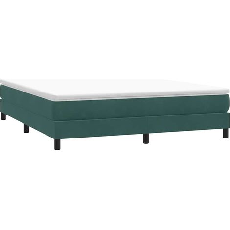 vidaXL Sommier à lattes de lit sans matelas vert foncé 180x220 cm