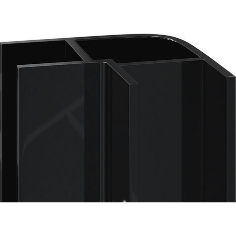 WholePanel 10mm Black Wall Panel External Corner Trim (1/5)