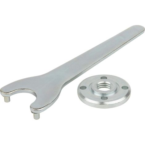 Clé pour les meuleuses d'angle Wolfcraft 2457000 + Écrou (1/3)