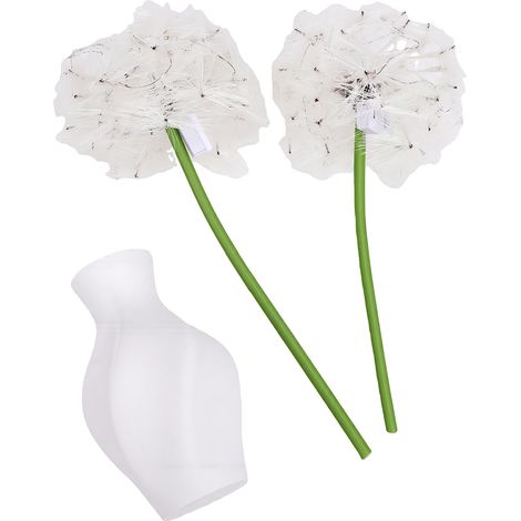 Pissenlit LED Lampes de Table Artificielle Décorative Chaude Lumineux Branches Pliables Décor avec Pot pour Salon Maison Chambre Veilleuse Pièce Maîtresse Élégante (1/5)