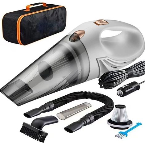 1 aspirateur de voiture sans fil, 100 W, 4500 Pa, batterie rechargeable, kit complet filaire et sans fil (1/5)