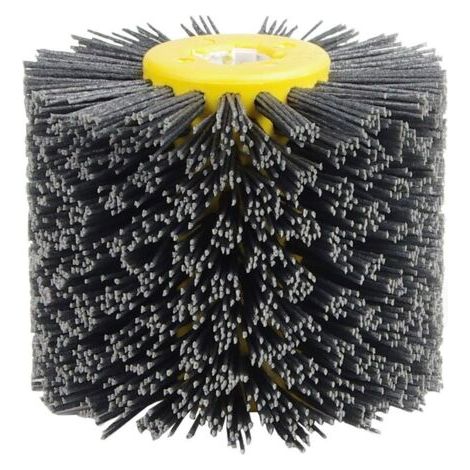 Brosses Abrasives 120 Roue De Polissage Abrasifs Fil Roue Diamètre 120mm Noir (1/5)