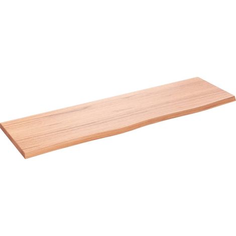 Maison Exclusive - Waschtischplatte Hellbraun 100x30x2 cm Massivh
