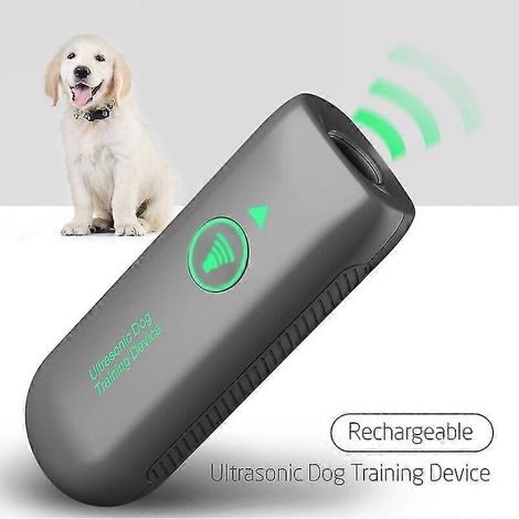 Dispositif anti-aboiements pour chiens, dispositif anti-aboiements pour chiens avec indicateur LED, dispositif anti-aboiements à ultrasons, dispositif anti-aboiements à ultrasons sécurisé (1/5)