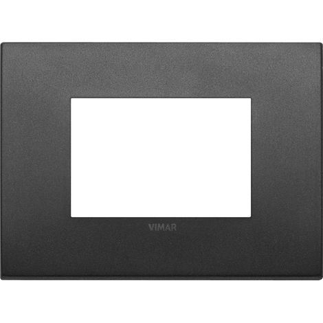 VIMAR - 19653.01 Plaque 3M classique, graphite mat