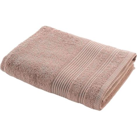 Drap de Douche "Tendresse" 70x130cm Taupe (1/4)