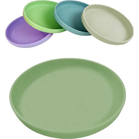 Gamelle en silicone pour chiens et chats - En acier inoxydable avec tapis en silicone antidérapant - Pour petits chiens - 18 x 16,5 x 2,6 cm - Vert émeraude (1/5)