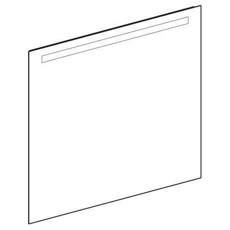 Geberit Option Basic Square Lichtspiegel, Beleuchtung oben, (1/5)