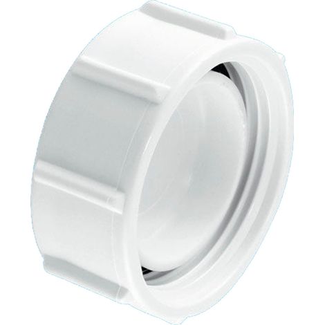 McAlpine S23 1¼" Blank Cap Nut for BSP Threads Plumbing Solution (1/2)