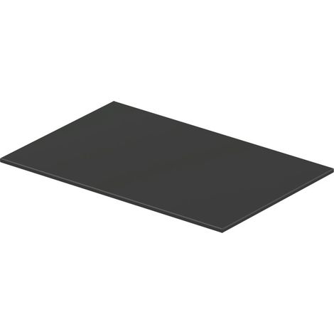 DURAVIT 0099718700 Plateau en verre sur consoles métalliques (1/2)