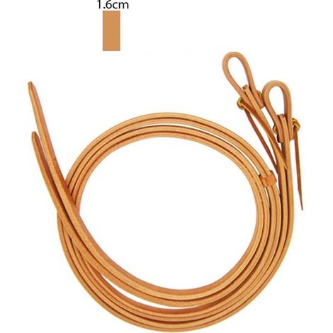 Rênes western en cuir de harnais 1.6 cm