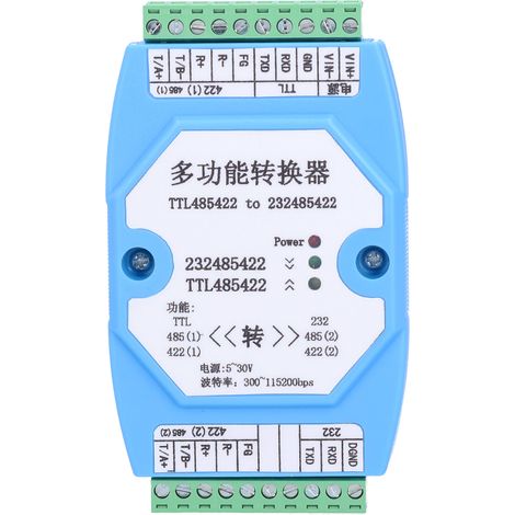 Convertisseur d'isolation multifonction à haute vitesse, protection contre les surtensions, 300115200 bps, 530V (1/5)