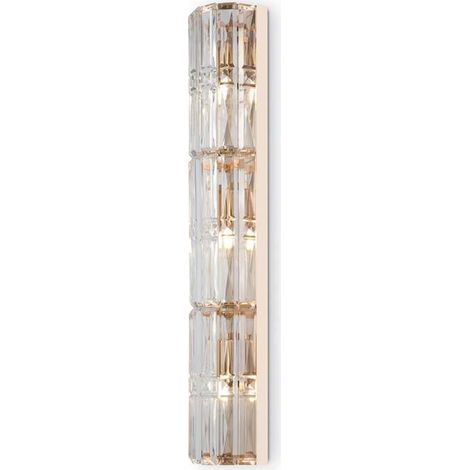 [GEBRAUCHT] B-Ware Maytoni Wandleuchte Hängeleuchte Facet LED Lampe goldfarben 75,2cm Höhe (1/2)