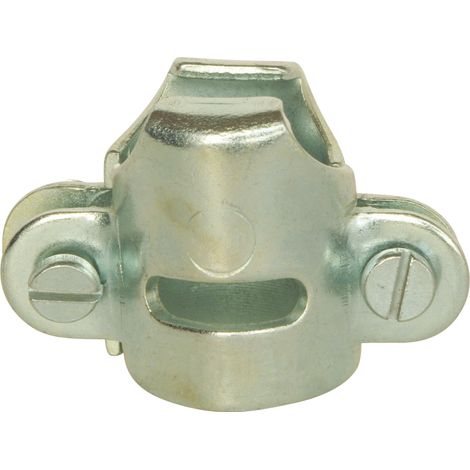 Collier acier galvanisé - Pour tuyau Ø22-24mm (1/3)