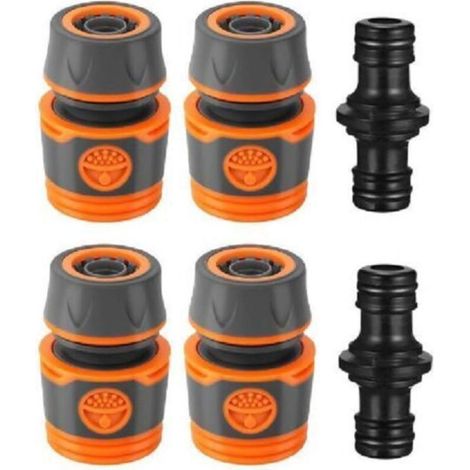 Raccord Tuyau Arrosage 13 mm - LON® - Réparation Rapide - Universel - Antidérapant (1/5)