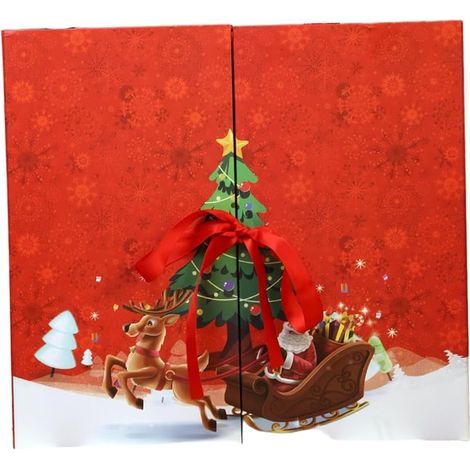 Calendriers de l'Avent vides à remplir, boîtes de calendrier l'Avent DIY pour remplir2026 calendriers compte à rebours Noël vides avec 24 boîtes au trésor en carton, organisateur rangeme (1/5)