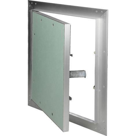 ECD Germany Trappe de Révision Visite 250 x 300 mm - plaque de plâtre 12,5mm - Porte Mur de Maintenance Panneau Volet d´Inspection Nettoyage Entretien de Accès Contrôle 25x30cm pour locaux humides (1/5)