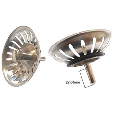 Tappo Lavello Cestello Basket Adattabile FRANKE Albero 35,65 mm - 22,00 mm