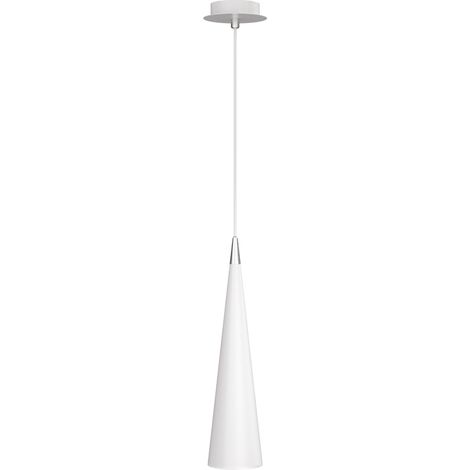 Suspension Maytoni Nevill blanche métal GU10 Ø8 32cm (1/5)