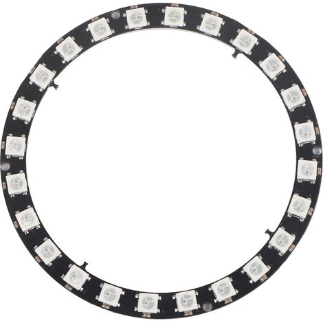 1pc 24‑Bit WS2812 5050 RGB LED Ring Lamp Light with Integrated Drivers