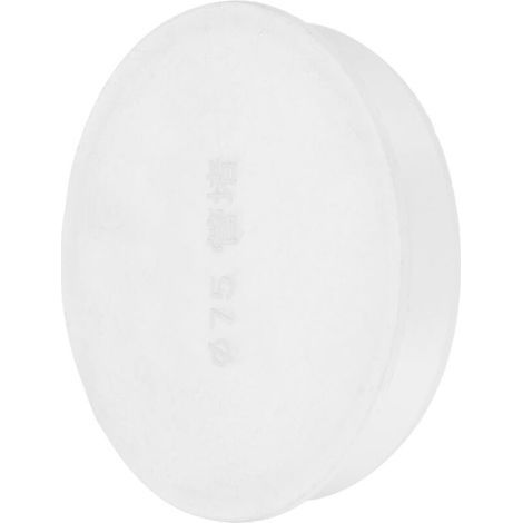 Bouchon de Trou, Embout de Tube Rond en PVC, Idéal pour Protéger les Tuyaux (Blanc, 70mm de Diamètre Extérieur) (1/5)