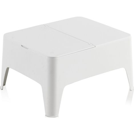 sp-berner Alaska table d appoint blanc 58x48x30 cm (1/6)