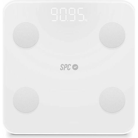 Bilancia Digitale da Bagno SPC ATENEA FIT 3 Bianco Vetro Temperato 180 kg 150 kg 1,5 Kg (1/3)
