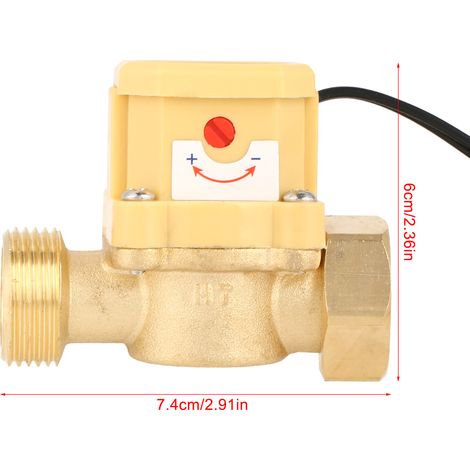 1 régulateur de pression de pompe, capteur de débit d'eau, filetage G3/4, 0,6 MPa (1/5)