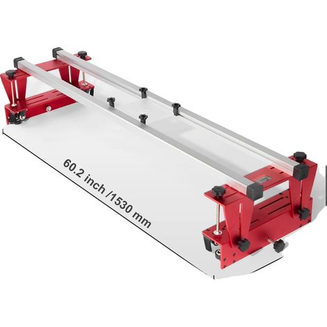 Chariot de défonceuse en bois, largeur réglable, alliage d'aluminium durable, 64 pouces YS64-001S (1/2)