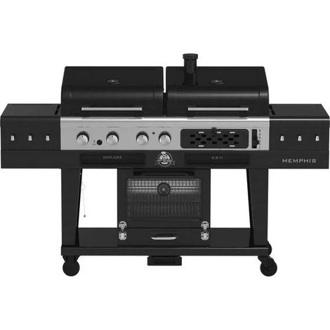Barbecue a Gas e Carbone con Affumicatore Elettrico Pit Boss PBMEMU2 Memphis Ultimate - 11064 (1/4)
